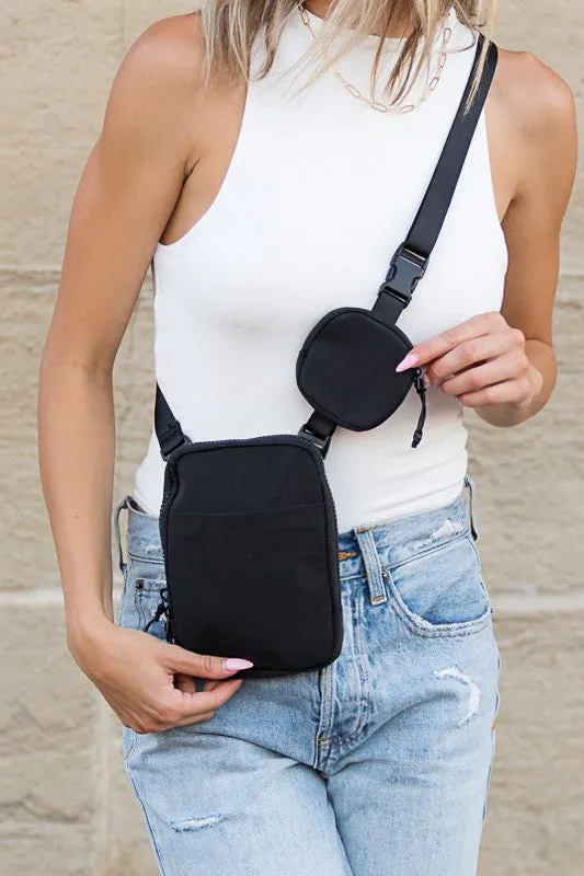 TEEK - Clippable Removable Coin Pouch Crossbody