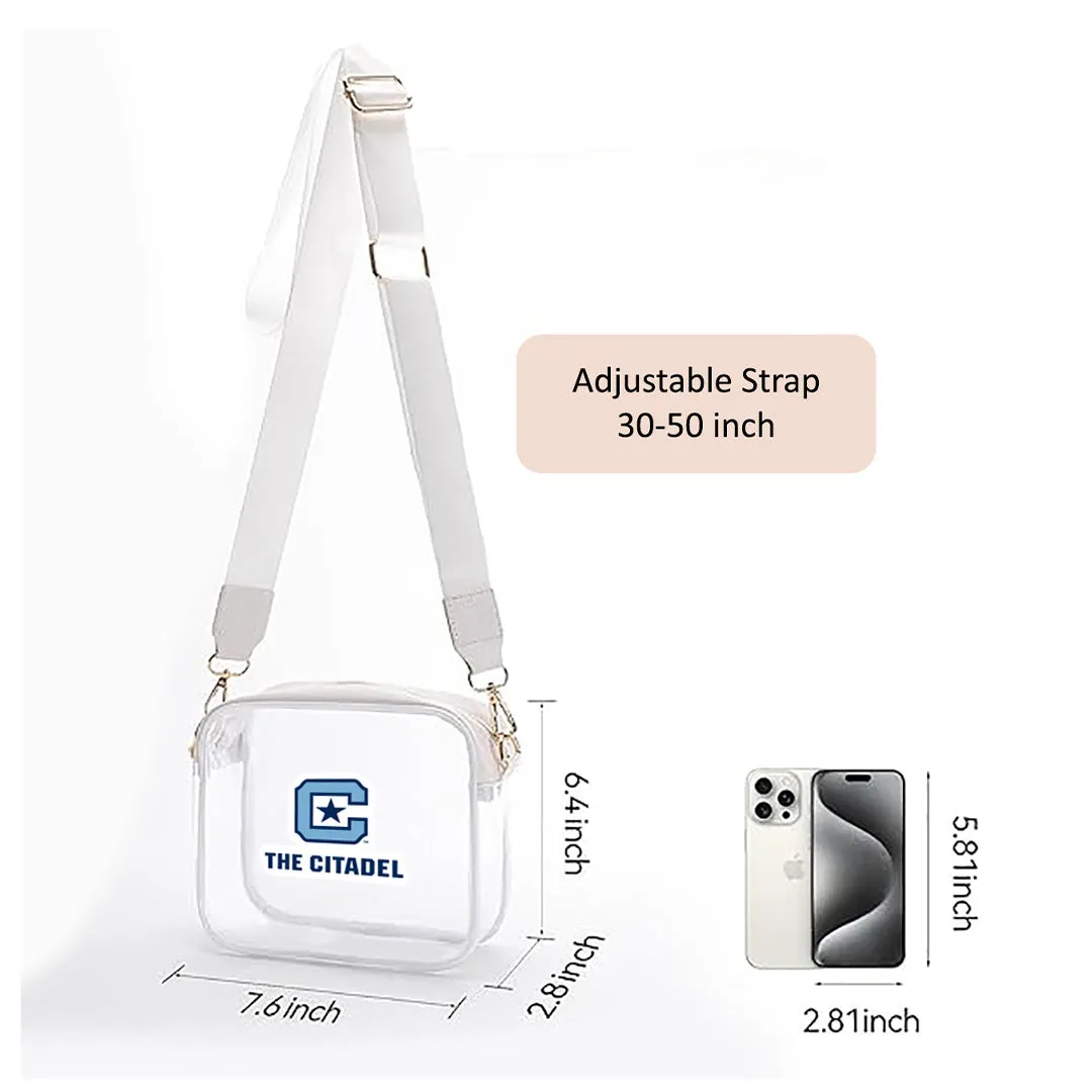 The Citadel, C Star, Crossbody Clear Bag for Concerts with Adjustable Strap