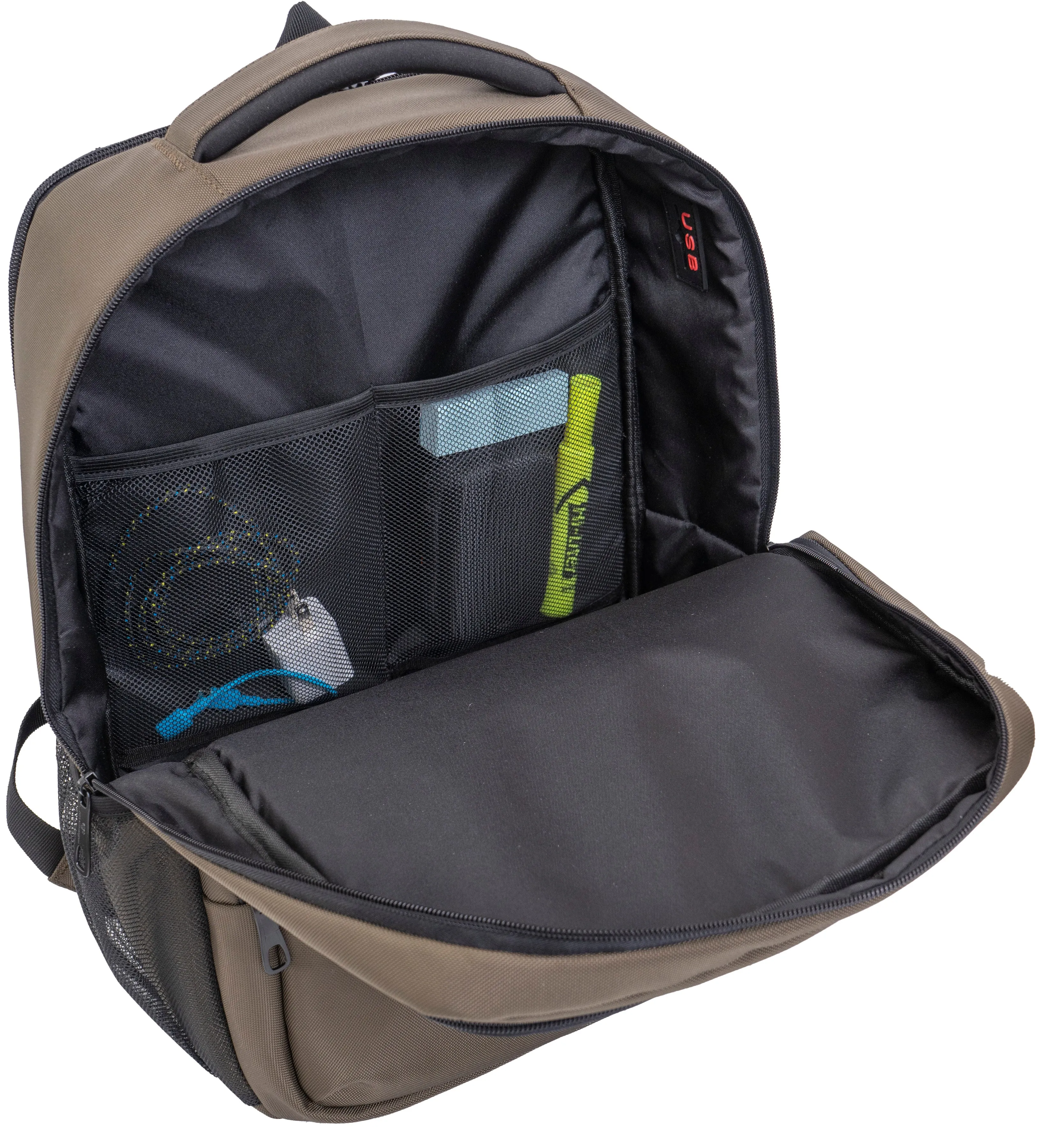 The Hamilton | 18-In 1680D Workbook Backpack with USB Port