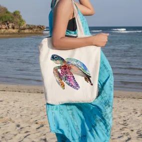 The Original Tropical Sea Turtle Beach Tote