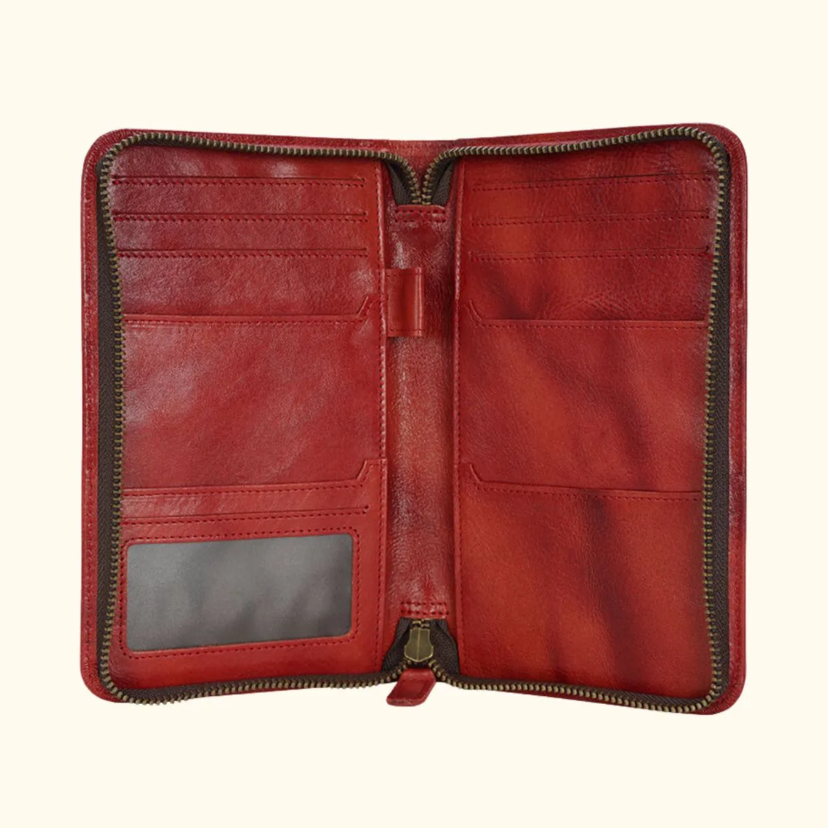 The Sunset Mesa - Full Grain Leather Passport Holder