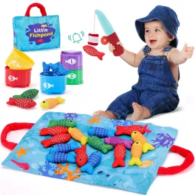 Toddler Montessori Fishing Toys for 1 Year Old