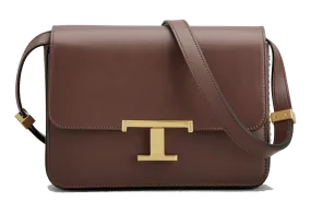 TODS T TIMELESS CROSSBODY BAG BROWN