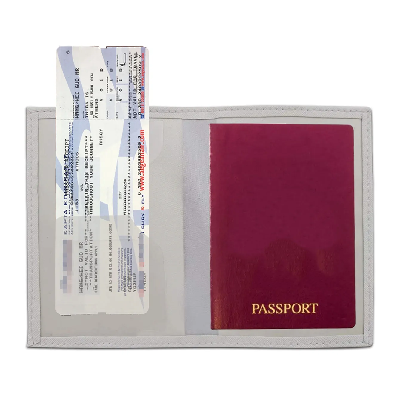 Trendy Wedding Gift Lover Couple Passport Cover Travel Bag