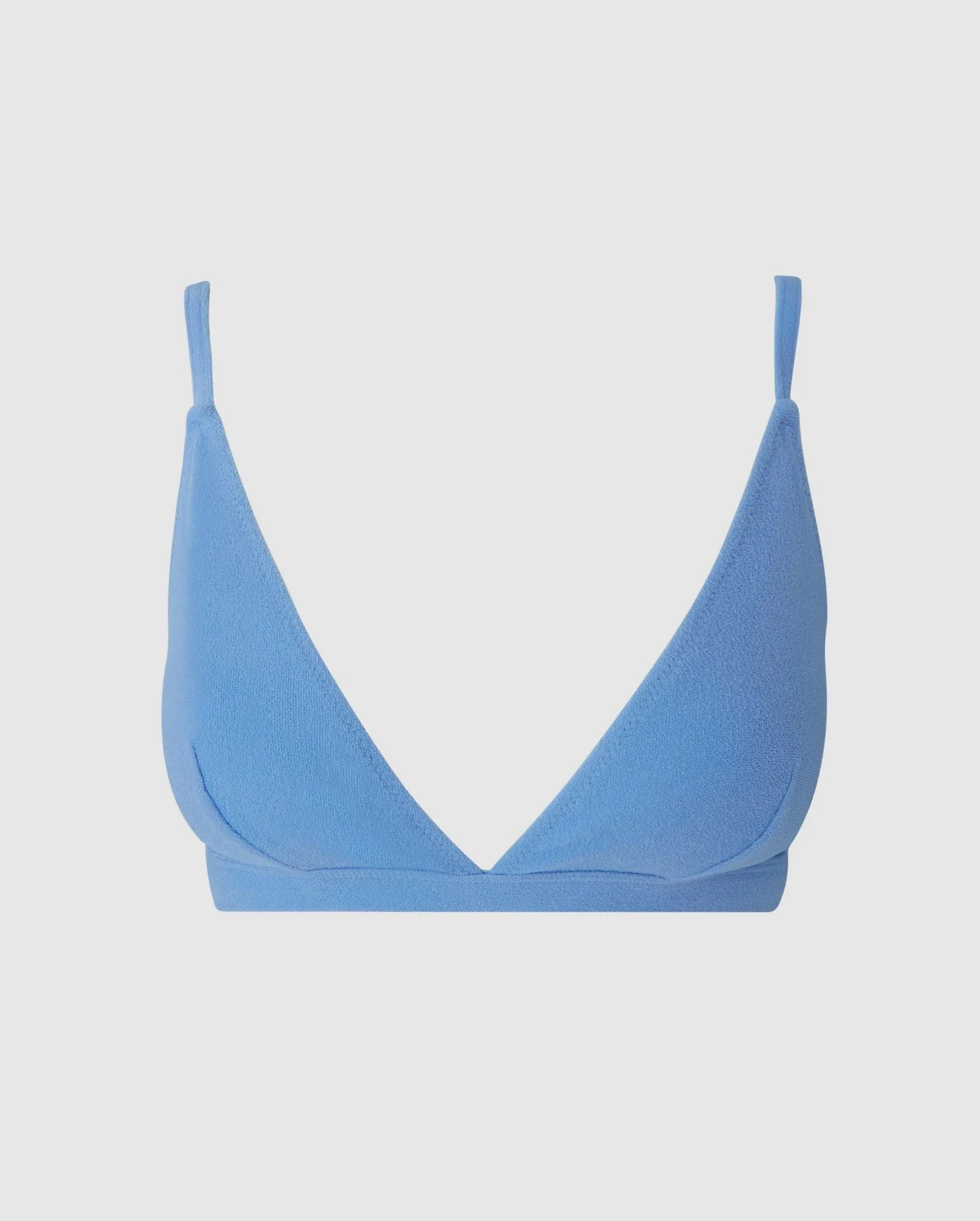 Triangle Bikini Top Light Blue