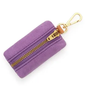 Violet Waxed Canvas Waste Bag Dispenser