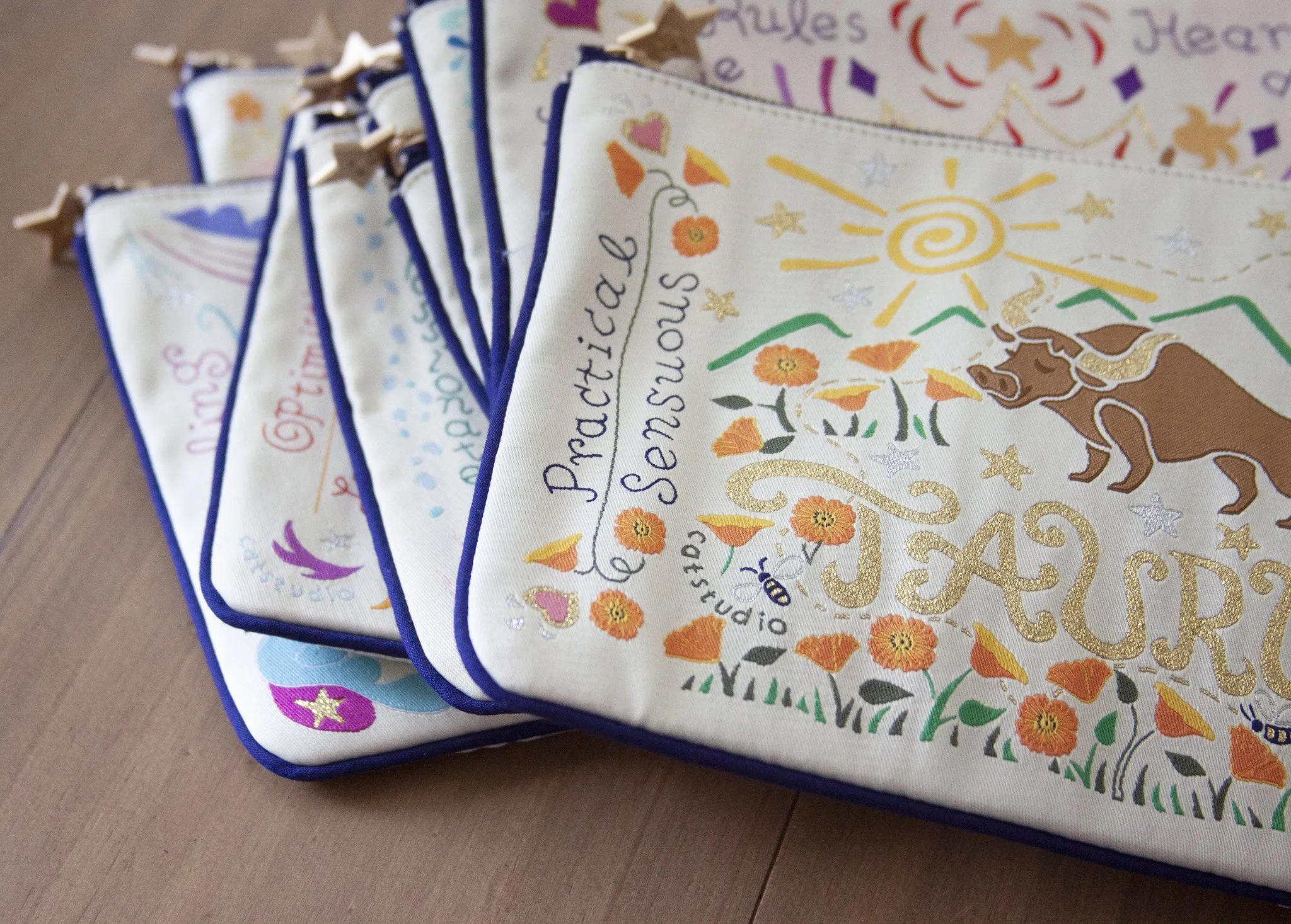 Virgo Astrology Zip Pouch