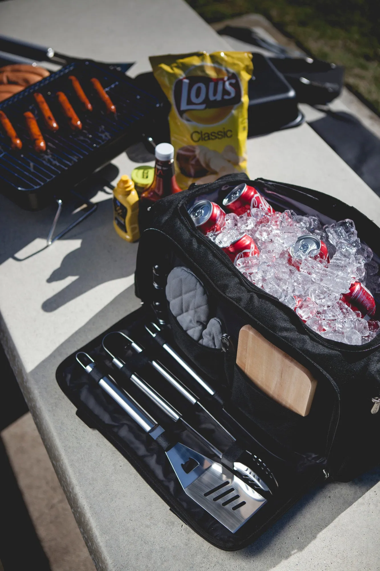 Washington State Cougars - BBQ Kit Grill Set & Cooler