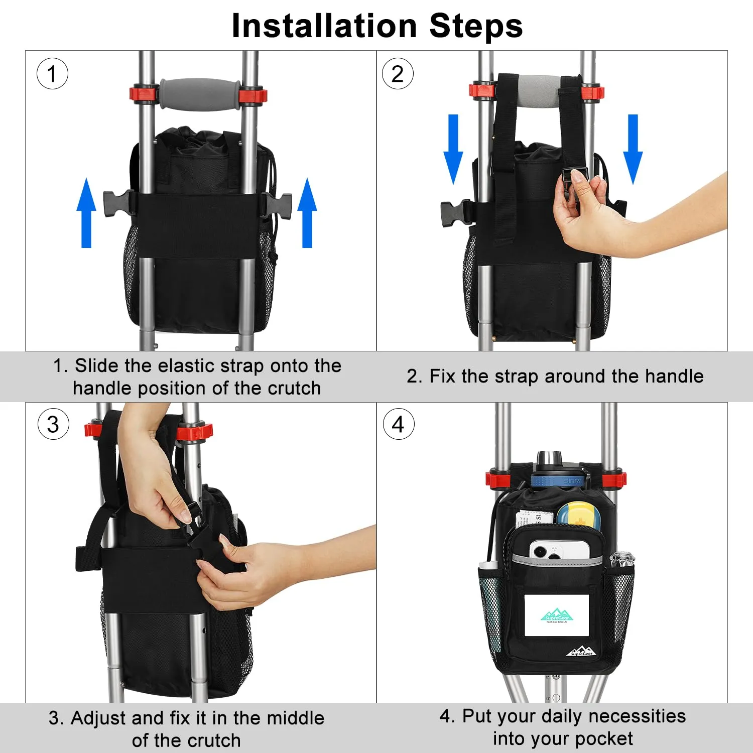 Waterproof Crutch Bag