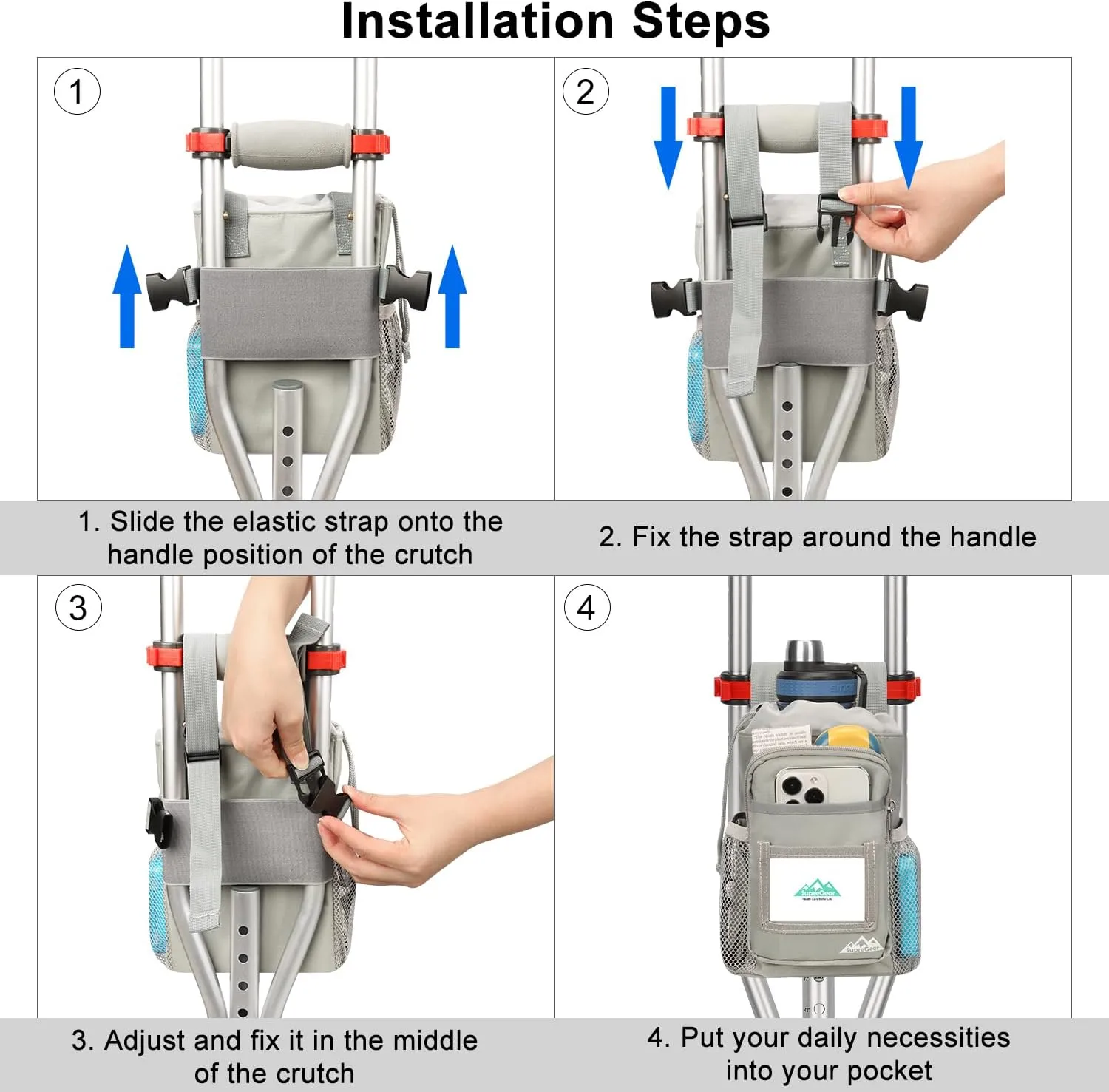 Waterproof Crutch Bag