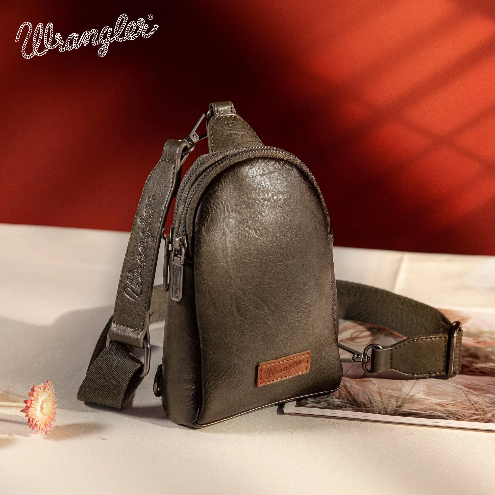 WG87-210A Wrangler Sling Bag/Crossbody/Chest Bag  - Camo