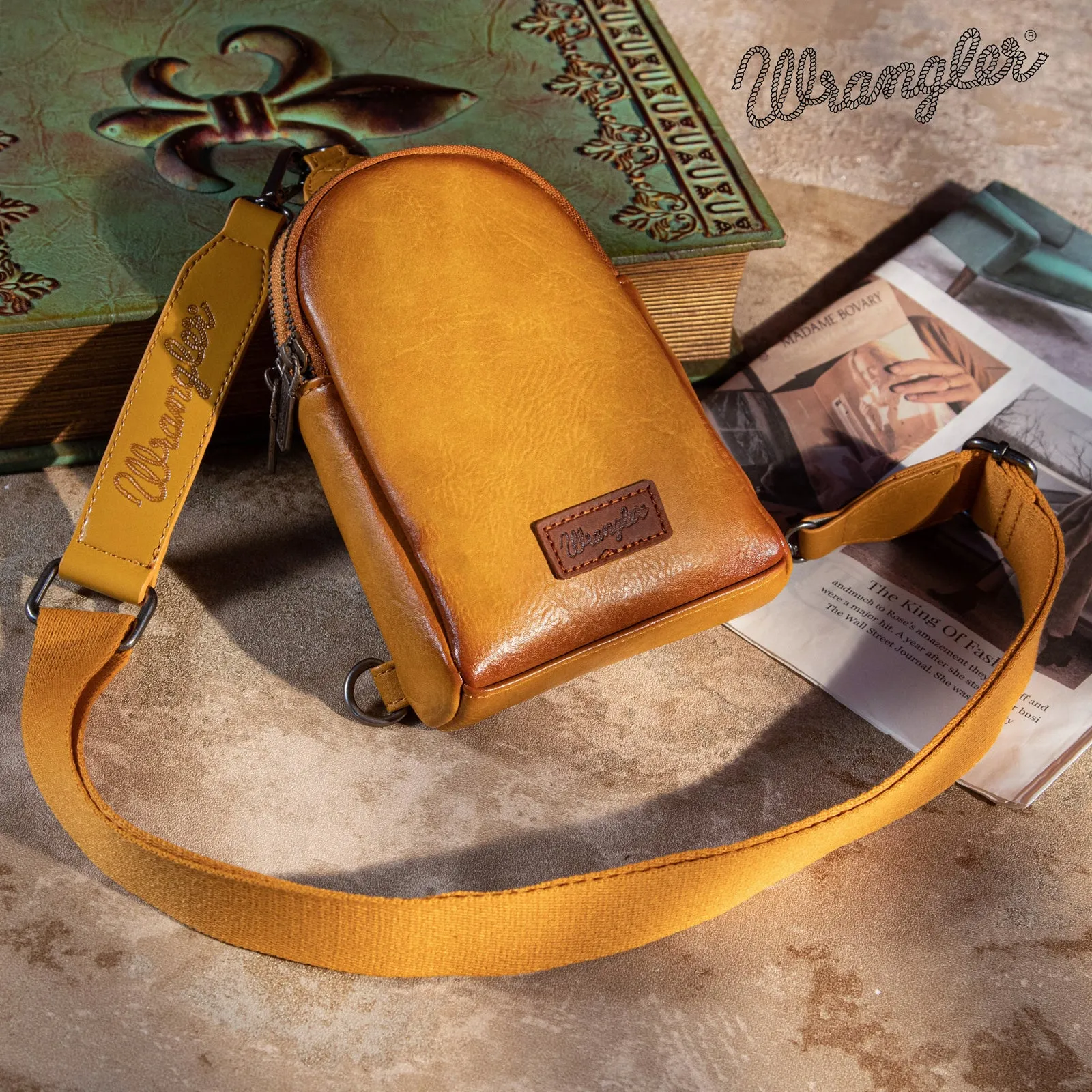 WG87-210A Wrangler Sling Bag/Crossbody/Chest Bag  - Mustard