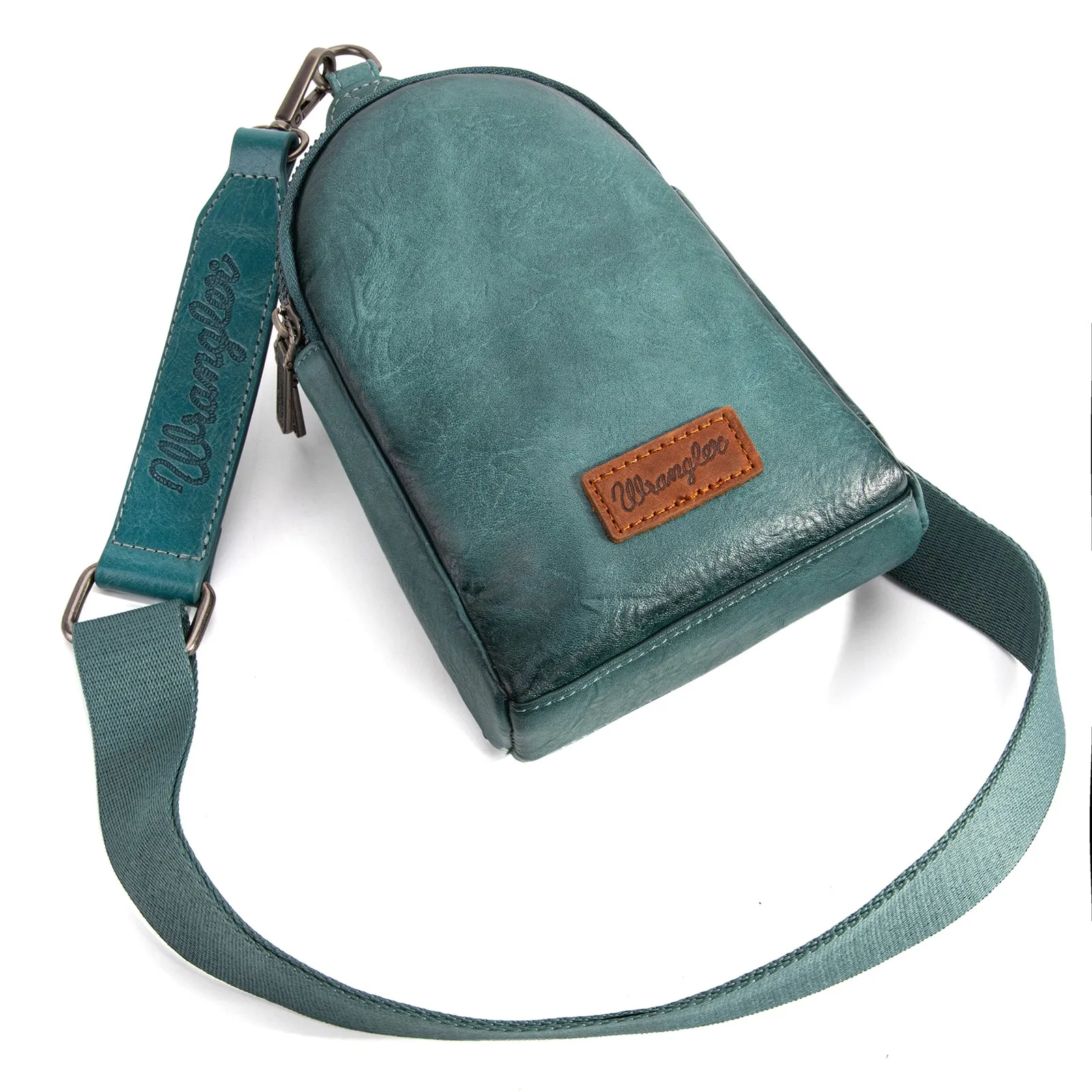 WG87-210A  Wrangler Sling Bag/Crossbody/Chest Bag  - Turquoise