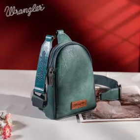 WG87-210A  Wrangler Sling Bag/Crossbody/Chest Bag  - Turquoise