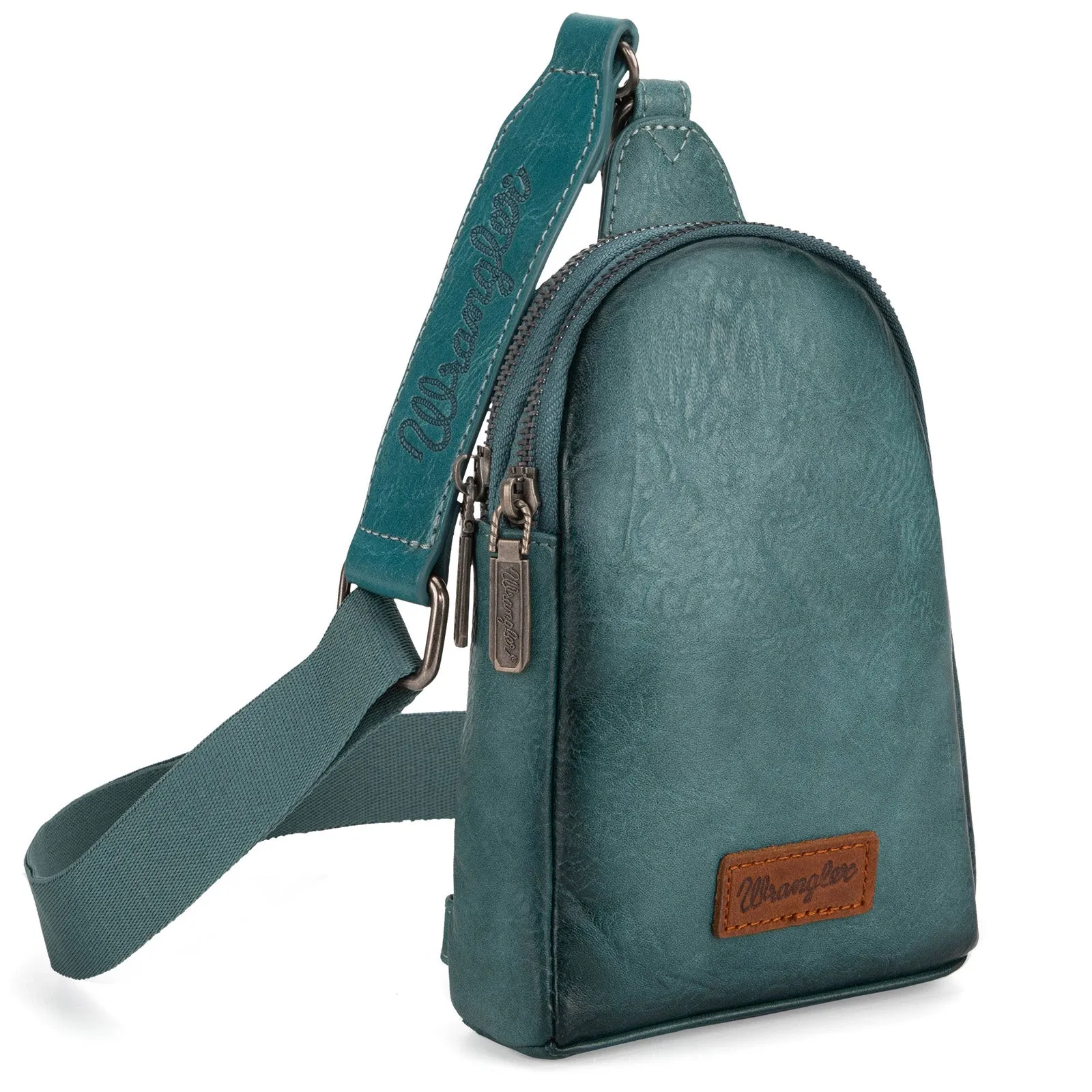 WG87-210A  Wrangler Sling Bag/Crossbody/Chest Bag  - Turquoise