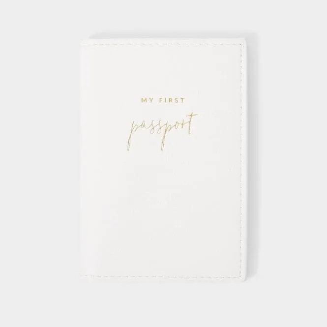 White My First Passport Holder KLB2379