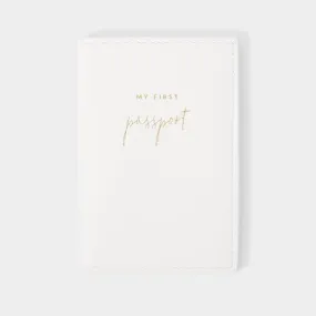 White My First Passport Holder KLB2379