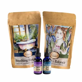 Women's Herbal Stress Relief Gift Set